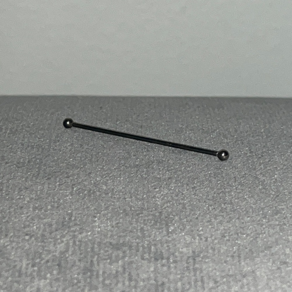Stainless Steel 16 Gauge Industrial Earring